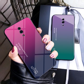 เคสสำหรับเคสโทรศัพท์มือถือแบบไล่โทนสีสําหรับ Oppo Reno 10 X Zoom Oppo Reno Zกระจก กรณี