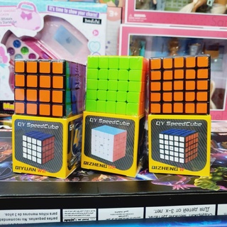 New QY Toys เกรด A ลื่นปรื๊ด โครตฮิต รูบริค 4×4 5×5 Rubrick ลับสมอง Fidget Toys