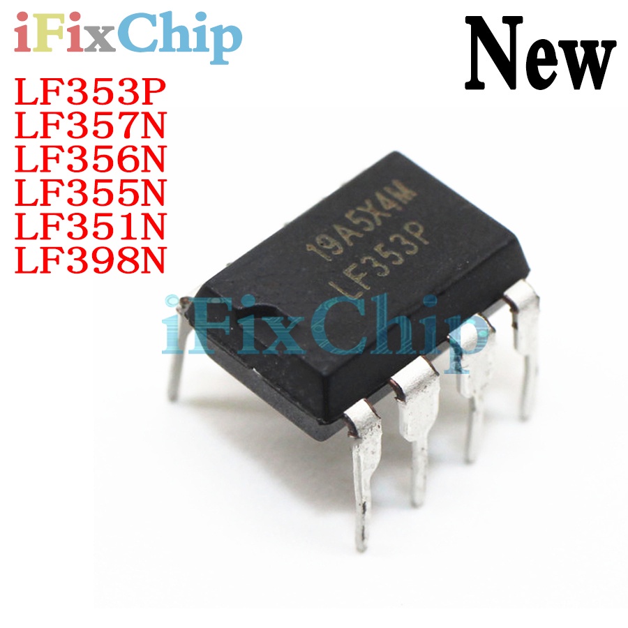 10pcs LF353P DIP-8 LF353N LF353 DIP8 LF357N LF356N LF355N LF351N LF356P LF351P LF351P LF398N LF398 L