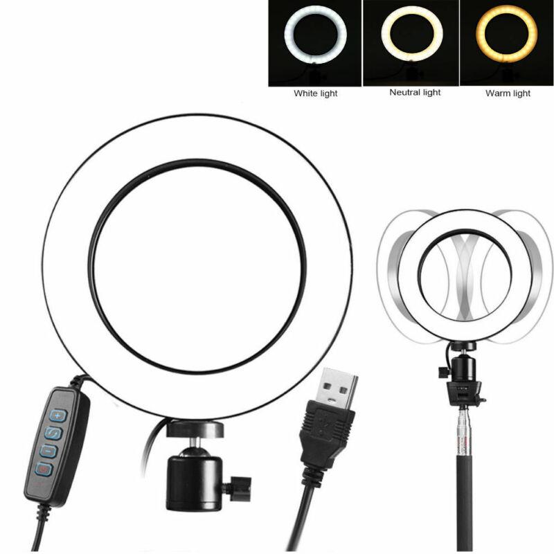 Selens 6 Inch USB LED Photo Video Ring Light โคมไฟหรี่แสงได้