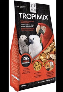 TROPIMIX   ธัญพืชระดับพรีเมียม ที่รวมสารอาหารและธัญพืชมากมาย มิกช์รวมกับผลไม้มากมาย ขนาด 1.8kg