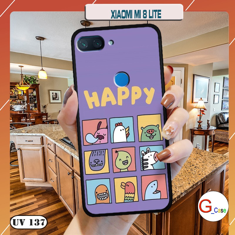 เคส Xiaomi MI 8 LITE Lite มีขอบยืดหยุ่นด้าน