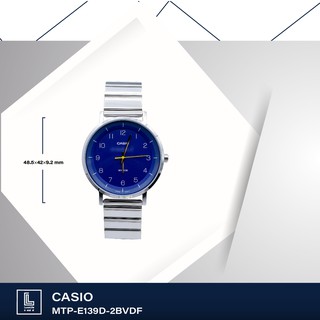 นาฬิกาข้อมือ casio รุ่น MTP-E139D-2BVDF