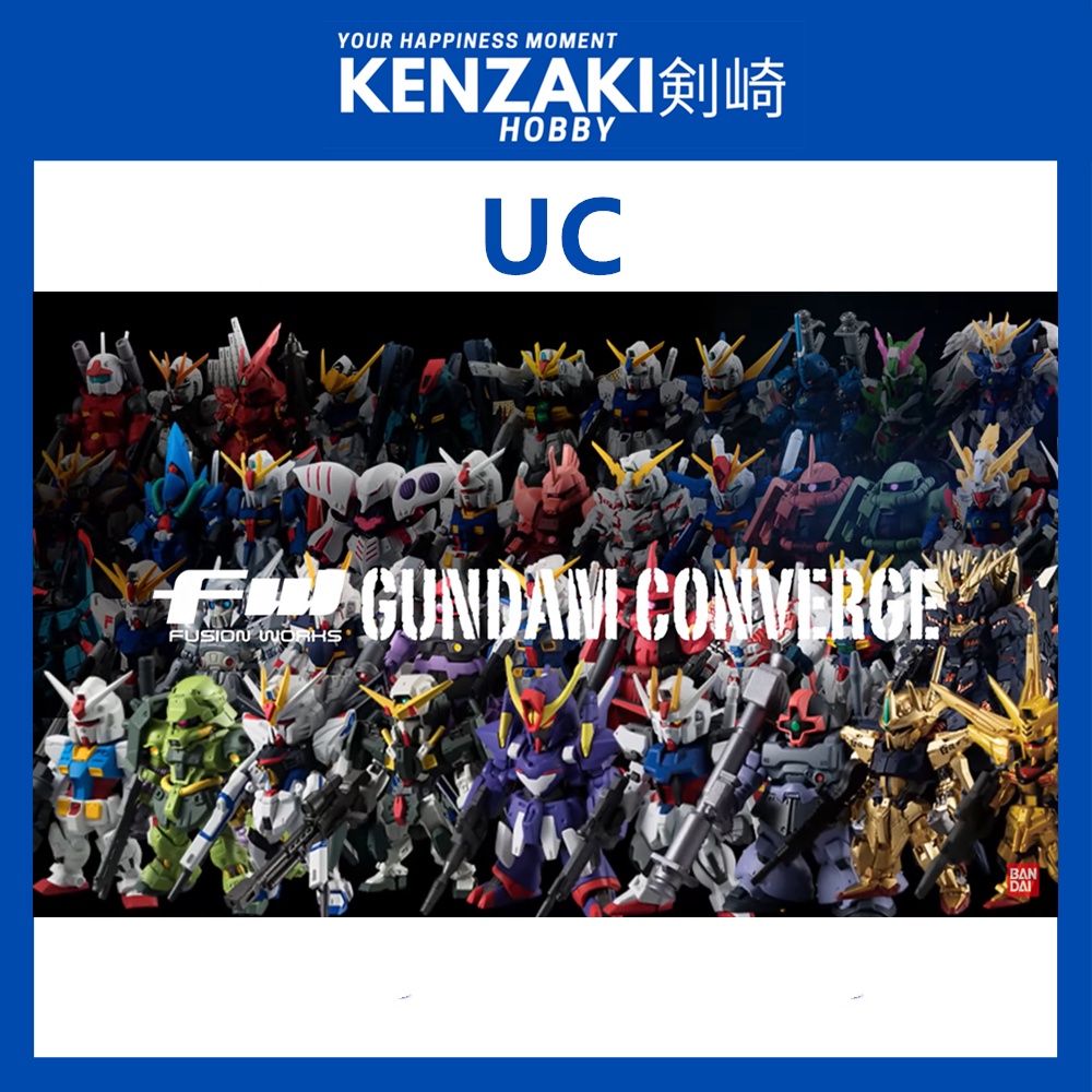 FW GUNDAM CONVERGE UC RX78 UNICORN ZETA ZZ