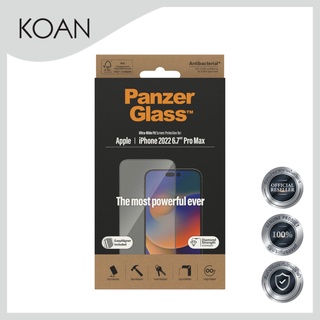 PANZERGLASS Ultra Wide Fit for IP 14, 13, 13 Pro/ 14 Pro/ 14 Plus ,13 Pro Max/ 14 Pro Max [With Applicator]