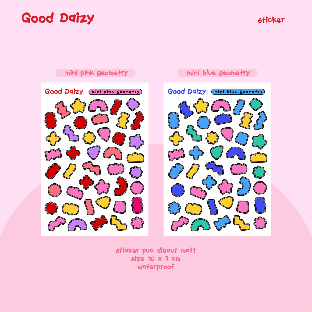 [พร้อมส่ง]🌈🌟sticker deco 17x7cm สติกเกอร์ แบรนด์ Good Daizy