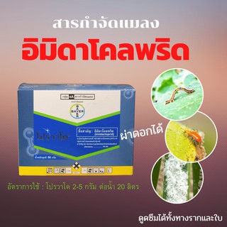 โปรวาโด 10g. อิมิดาโคลพริด สารกำจัดแมลง กำจัดเพลี้ยไฟ เพลี้ยอ่อน เพลี้ยแป้ง เพลี้ยกระโดด แมลงหวี่ขาว หนอนชอนใบ ดูดซึม