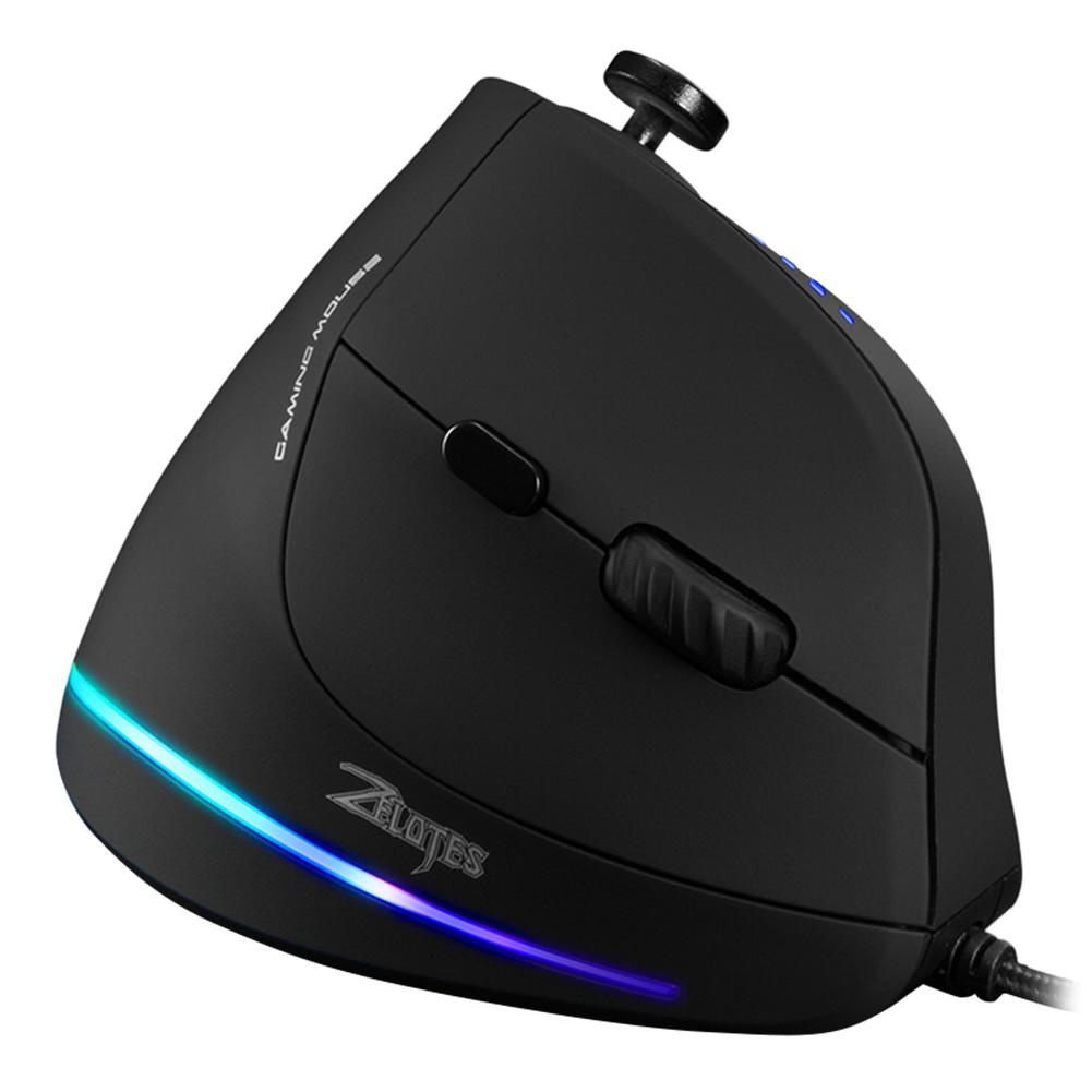 เมาส์ZELOTES C18 Vertical Gaming Mouse Ergonomic 10000 DI Adjustable