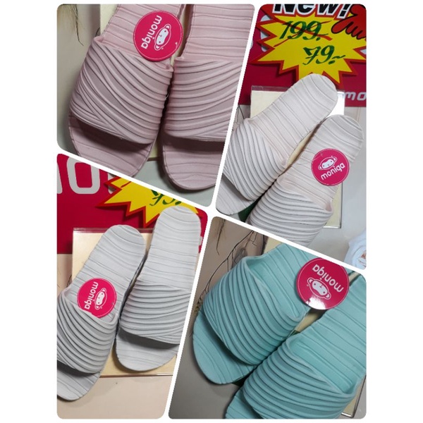 รองเท้า สวม MONOBO moniga 10.3 ลายน้ำ สวยเด่น