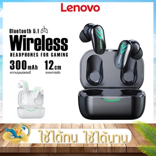 หูฟังบลูทูธ Lenovo รุ่น XT82 เวอร์ชั่นบลูทูธ 5.1 ความจุแบต 300 mAh หูฟังไร้สาย เสียงชัด HlFl  ขนาดเล็ก เสียงดี เบสแน่น ตัดเสียงรบกวน