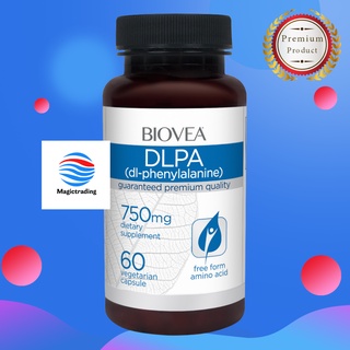 BIOVEA DL-PHENYLALANINE (DLPA) 750 mg / 60 Vegetable Capsules