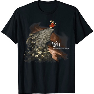 เสื้อยืดผ้าฝ้ายพรีเมี่ยม เสื้อยืด ลาย Korn Follow Cliff สําหรับผู้ใหญ่