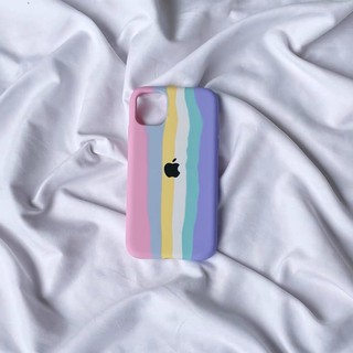 พร้อมส่งไม่พรีเด้อ!!🌈 เคสสายรุ้งสีพาสเทล ใหม่ล่าสุด!!!