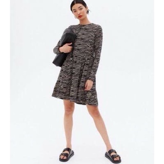 NEW LOOK Long Sleeve Flare Dress