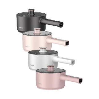 [ของแท้ประกันศูนย์] Gaabor Electric Cooking Pot หม้อไฟฟ้าอเนกประสงค์ แบบมีด้ามจับ พร้อมฝากระจก จุ1.5L รุ่น GR-N15D