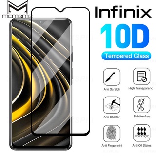 Infinix Hot 10T 10S 10 Play Lite 8 7 Note 8 8i 7 Zero 8 8i S5 Smart HD 2021 5 india ฟิล์มกระจก 9D Tempered Glass Screen Protector