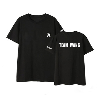 เสื้อยืดพิมพ์ลาย Kpop Got7 Jackson Team Wang Album ทรงหลวม Dx1147