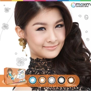 Maxim คอนแทคเลนส์สี รายเดือน ตาโต (1 กล่อง :1 คู่)