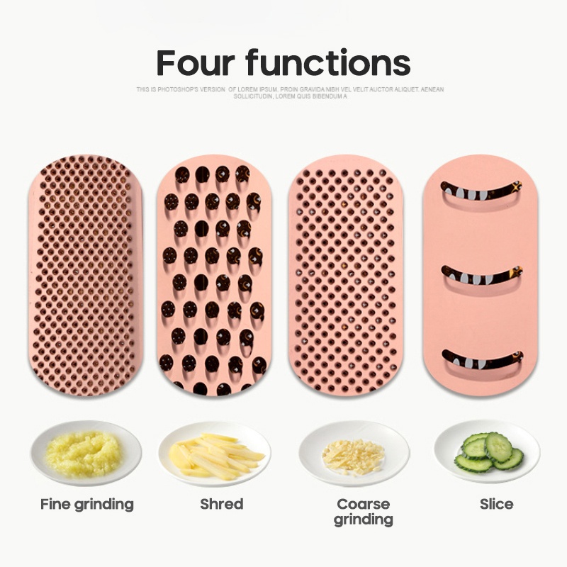 1PC Big Four-Sided Grater Stainless Steel Planer Multifunctional Peel ...