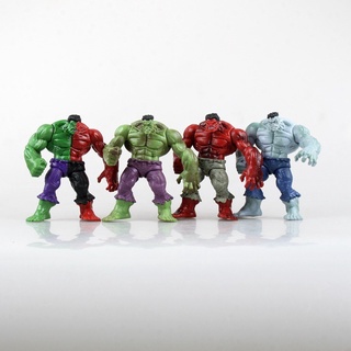 โมเดลฟิกเกอร์ Pvc อนิเมะ The Hulk Super Hero Composite Red Grey Green ขนาด 4.6 นิ้ว ของเล่นสําหรับเด็ก