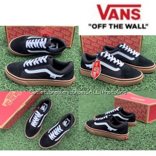 รองเท้า Vans Old Skool Pro Black Gum ส่งฟรี