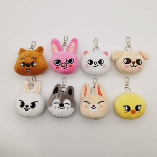 พวงกุญแจจี้ตุ๊กตาสวนสัตว์ Skzoo เครื่องประดับสําหรับเด็ก Stray Kids Skzoo Plush Keychain