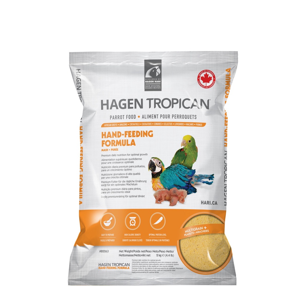 Tropican Hand Feeding 2kg-5kg.