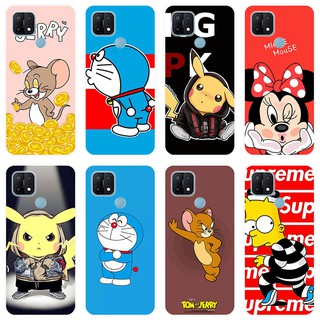 เคสสำหรับ OPPO A15 Case Silicone Back Cover Soft Casing OPPOA15 cartoon TPU เคส