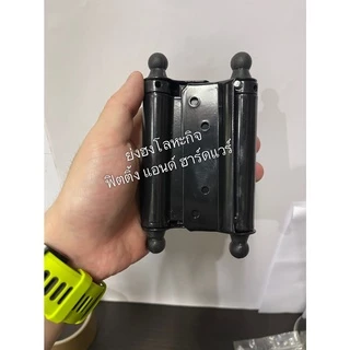 บานพับคาวบอย บานพับสปริง บานพับจังโก้ 3” 4” เหล็กชุปดำ ราคาต่อคู่ (2 ชิ้น)
