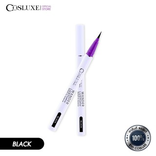 Cosluxe wanderlust eyeliner วันเดอร์ลัส เมจิค อายไลเนอร์ สูตรกันน้ำ แห้งเร็ว ไม่เลอะใต้ตา สีเข้มชัด ติดทนนานตลอดวัน