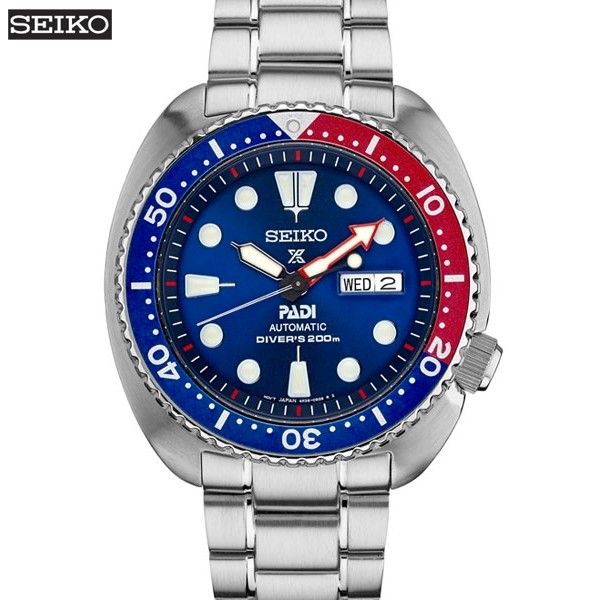 SEIKO SRPA21K1 PROSPEX Turtle PADI Diver Automatic 200M Blue Dial Men's Watch
