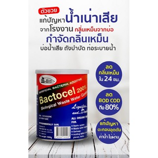 น้ำยาดับกลิ่นเหม็น แบคโตเซล 2001 ขนาด 1000 กรัม ส้วมตัน ส้วมเหม็น ส้วมกดไม่ลง ท่อตัน ท่อน้ำทิ้ง บำบัดน้ำเสีย น้ำเน่า