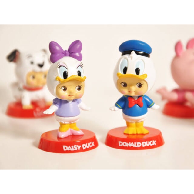 DISNEY MASCOT KEWPIE DOLLS DONALD DUCK/DAISY DUCK แท้/100% (ไม่ขายแยก)