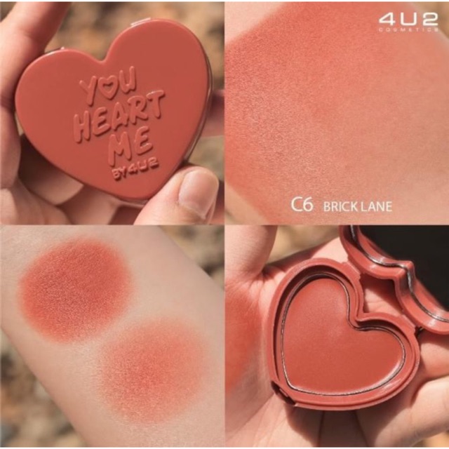 4U2 You Heart Me Cream Blush #C6 Brick Lane