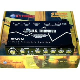 ปรีพาราเมทิคอิคอไลเซอร์ U.S.Thunder UST-P414แยกซับเบสต่ำ-สูงได้ถี่เก็บรายละเอียดเสียงดี เบสนุ่นแน่นลอยซับเต็มลูก คุ้มค่า