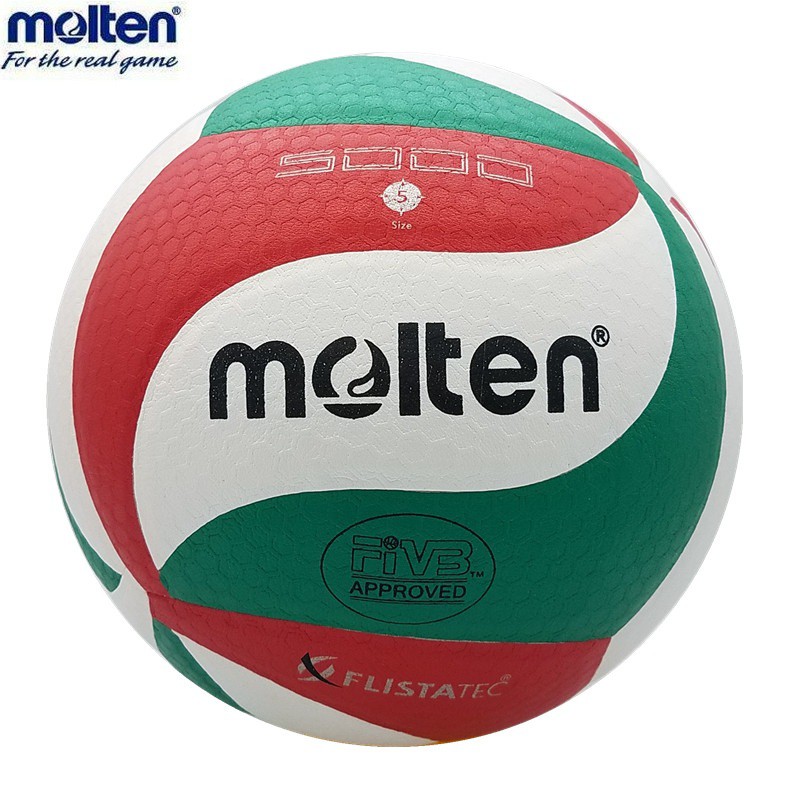 Molten V5M5000 ขนาด 5 ลูกวอลเลย์บอล Competition Training Soft PU Volleyball Bola tampar