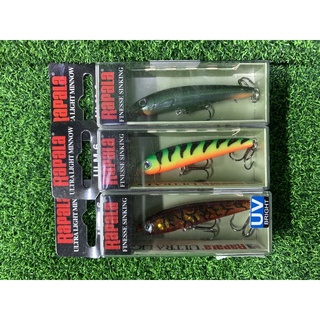 เหยื่อตกปลา Rapala Ultra Light Minnow ULM-6 Finesse Sinking (6 ซม.)