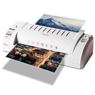 Laminator เครื่องเคลือบบัตรและเอกสารขนาด A4 Deli 3893 เครื่องเคลือบ เครื่องใช้สำนักงาน เครื่องเคลือบพลาสติก