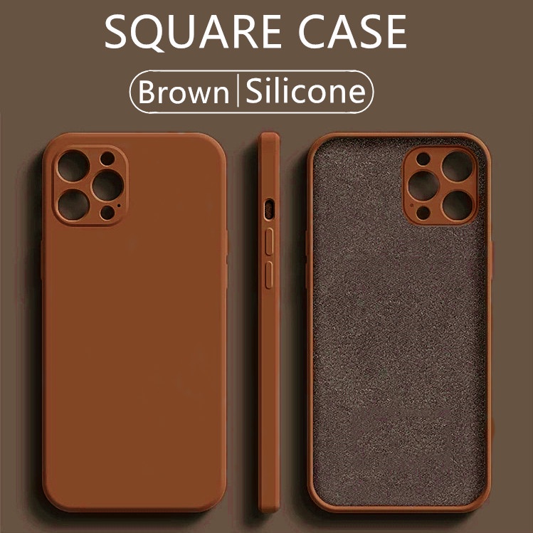 2021 เคสโทรศัพท์มือถือซิลิโคนทรงสี่เหลี่ยมสําหรับ Iphone 11 12 13 Pro Max X Xr Xs Max 7 8 Plus 13 12 Pro