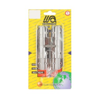 WA กลอนสแตนเลส 4 นิ้ว รุ่น SS2224 (1 แพค 2) กลอนสแตนเลส(DOOR BOLT) ผลิตจากสแตนเลสคุณภาพดี มีความแข็งแรง ทนทาน ไม่เป็นสนิ