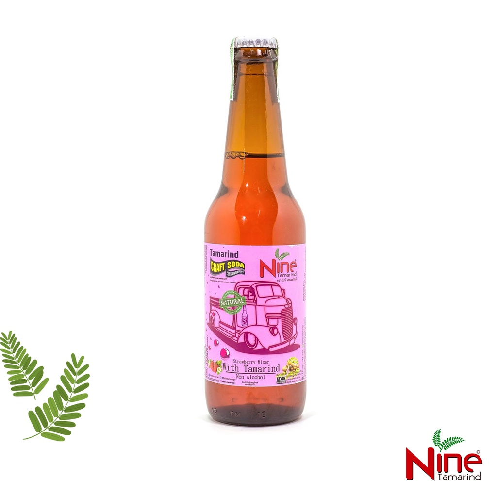 คราฟต์โซดามะขาม หลายรสชาติ Nine Tamarind Brand