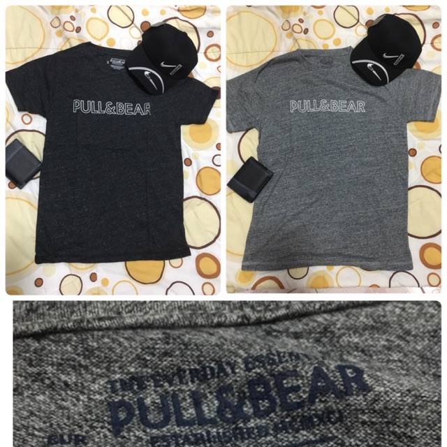 เสื้อมือ1  Pull&Bear เสื้อผู้ชาย เนื้อผ้า Cotton ใส่สบายเนื้อผ้านิ่ม ระบายอากาศได้ดี