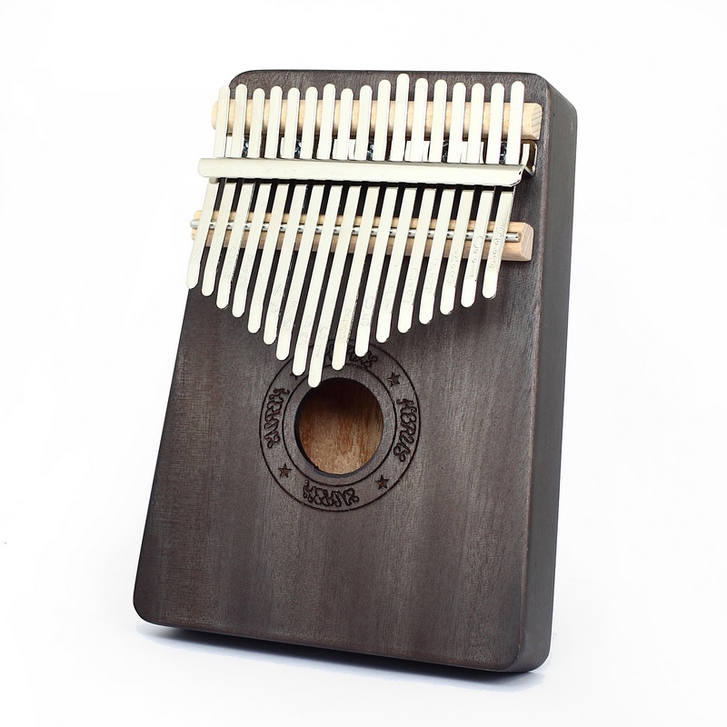 Kalimba 17 Keys Full Solid Thumb Piano Finger Wooden Mbira Acacia ...