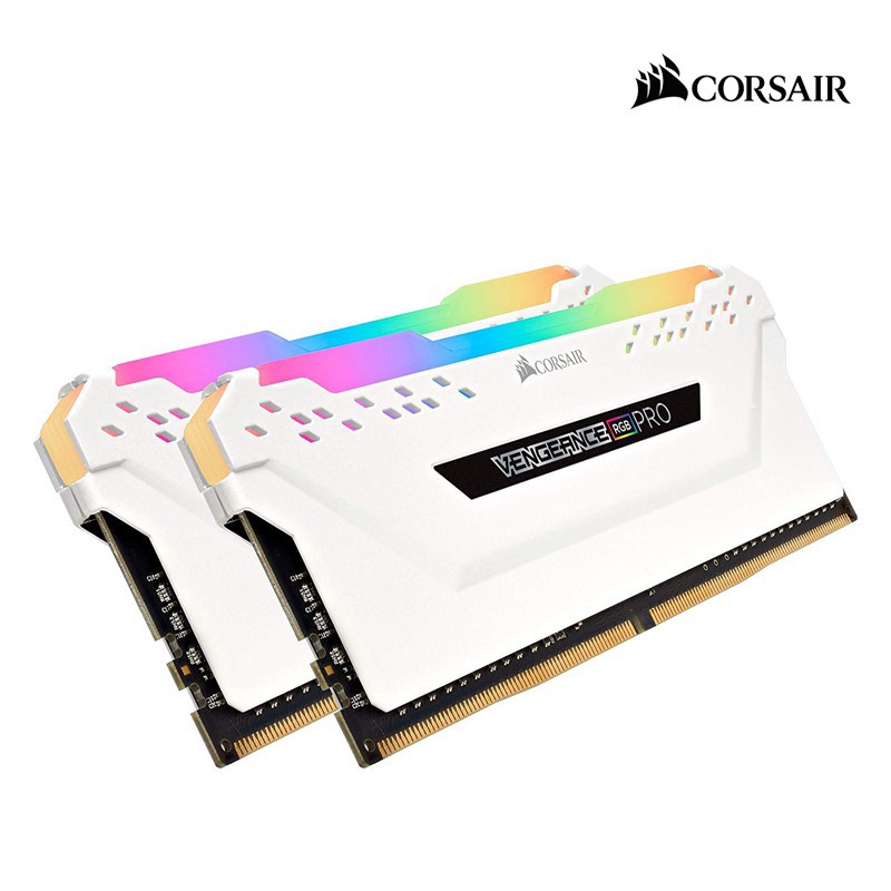 RAM DDR4(3200) 32GB (16GBX2) CORSAIR Vengeance RGB PRO White (CMW32GX4M2C3200C16W)