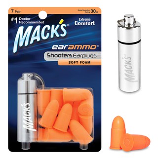 ที่อุดหู ป้องกันเสียงรบกวน - Shooters Ear Ammo® Soft Foam Ear Plugs