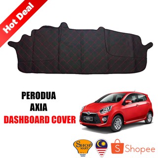 Perodua Axia Dashboard Cover DAD Dashmat Dashboard Cover แผ่นกันลื่น พรมแดชบอร์ด อุปกรณ์ตกแต่งภายในรถยนต์