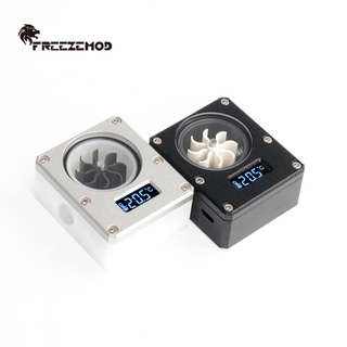 Freezemod WDXS-T4 เครื่องวัดอุณหภูมิน้ําเย็น หน้าจอ LCD 2022 สําหรับคอมพิวเตอร์