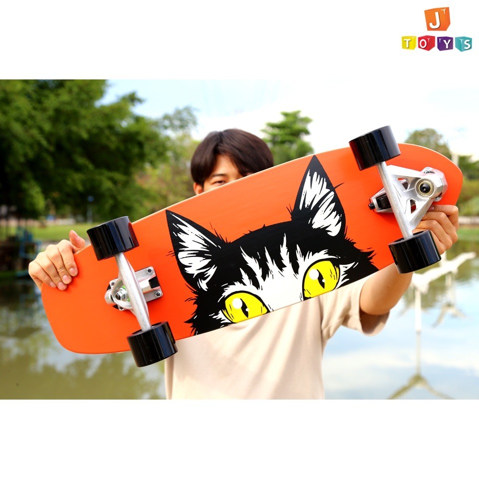 SurfSkate เซิร์ฟสเก็ต สเก็ตบอร์ด  skateboards  CX7 70x51 MM Abec-9  PU 78 A ไม้เมเปิ้ลเเคนาดา 7 ชั้น  สต๊อกไทยพร้อมส่ง