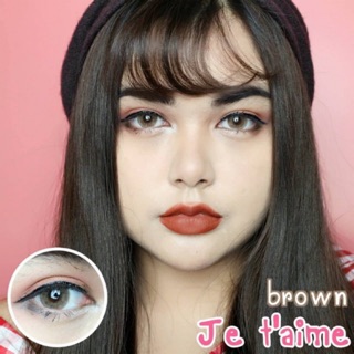 Jetaime brown พร้อมส่งค่าสายตา (kittykawaii)