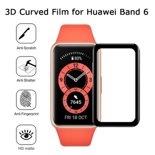 ฟิล์มกันรอยหน้าจอ 3 D สําหรับ Huawei Band 6